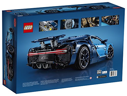 LEGO Bugatti Chiron Race Car Building Kit VIP Model