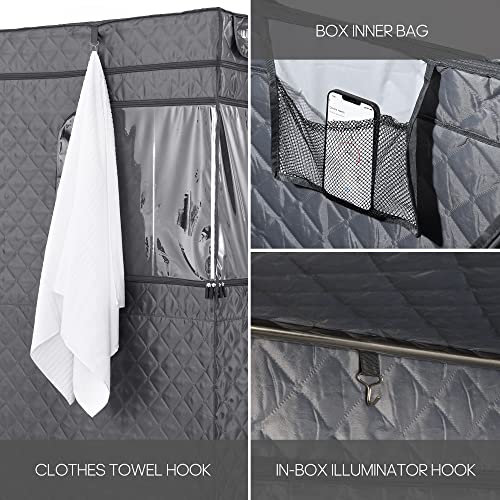 Portable Steam Sauna Set with Bluetooth Control, KingPower Steamer