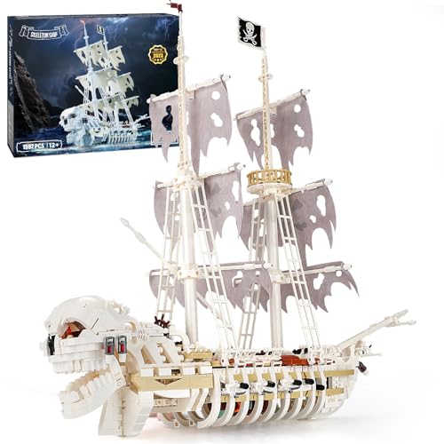 Sillbird Skeleton Pirate Ship Toy Building Set VIP