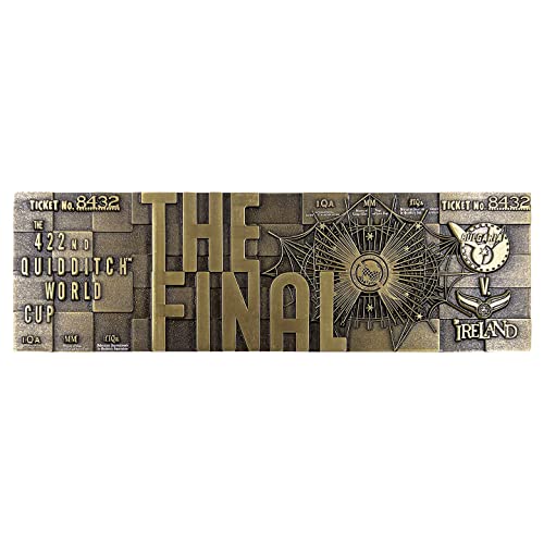Official Harry Potter Quidditch Championship Ticket - Limited Edition