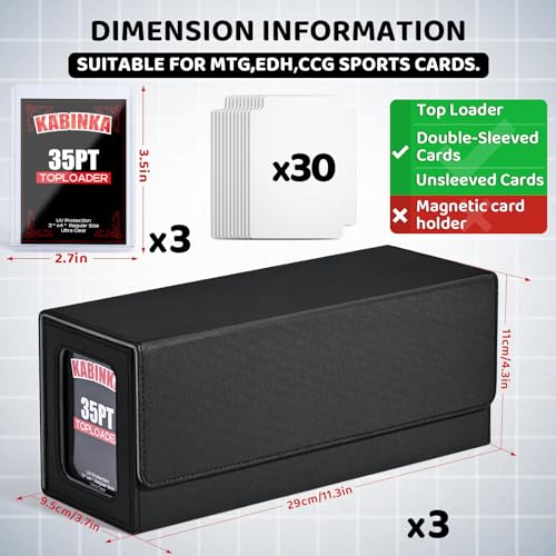 Kabinka 3-Pack Trading Card Storage Box Set