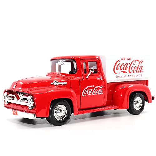 Coca-Cola 1955 Ford F-100 Diecast Model - VIP Shopping