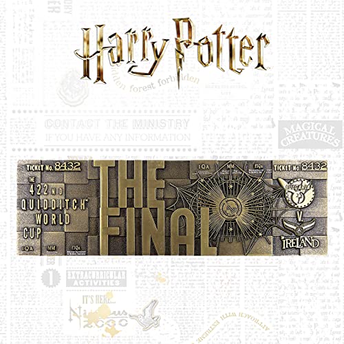 Official Harry Potter Quidditch Championship Ticket - Limited Edition