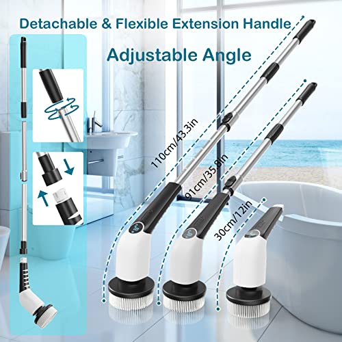 Electric Spin Scrubber with Rechargeable Cordless Brush VIP Bundle