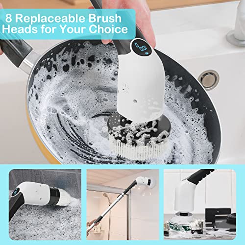Electric Spin Scrubber with Rechargeable Cordless Brush VIP Bundle