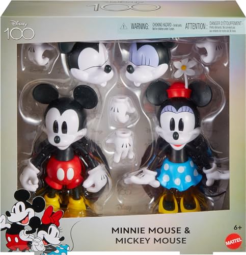 Disney VIP Exclusive Collectible Action Figures Featuring Mickey & Minnie