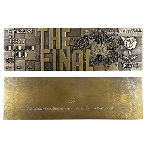 Official Harry Potter Quidditch Championship Ticket - Limited Edition