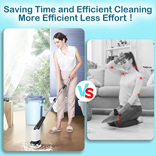 Electric Spin Scrubber with Rechargeable Cordless Brush VIP Bundle