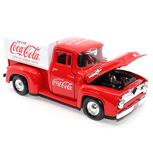 Coca-Cola 1955 Ford F-100 Diecast Model - VIP Shopping