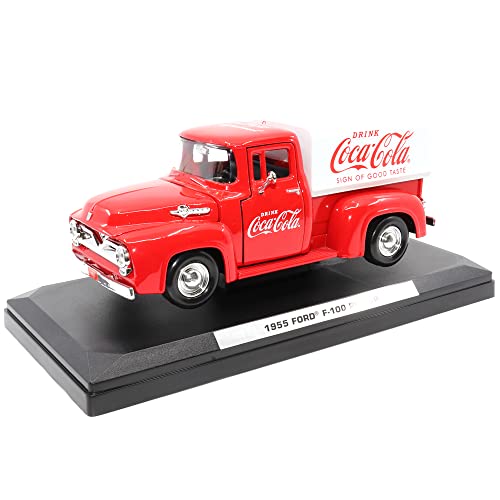 Coca-Cola 1955 Ford F-100 Diecast Model - VIP Shopping