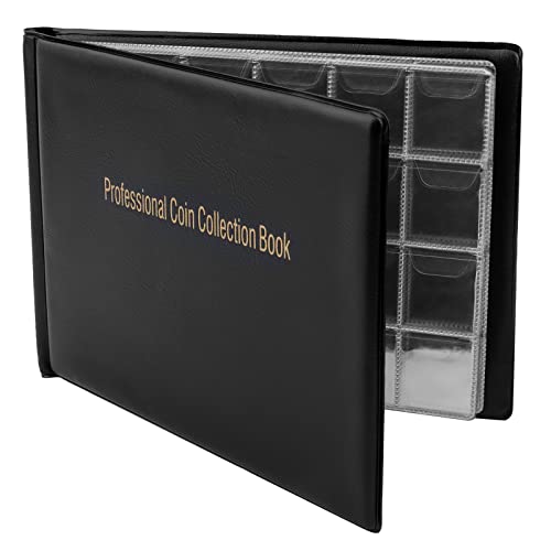 VIP Coin Collection Album for Coin Collectors (Black)