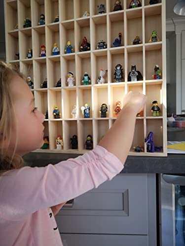 MiniOwls Cedar Wood Display with 60 Compartments