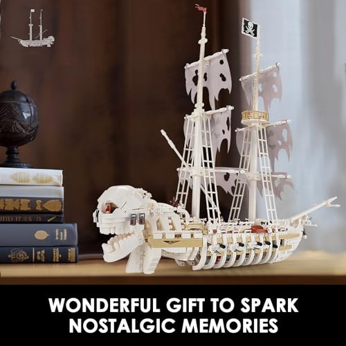 Sillbird Skeleton Pirate Ship Toy Building Set VIP