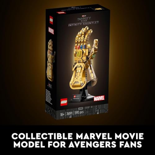 Marvel Infinity Gauntlet Set 76191: Collectible Thanos Glove