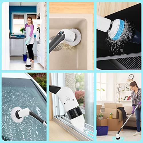 Electric Spin Scrubber with Rechargeable Cordless Brush VIP Bundle
