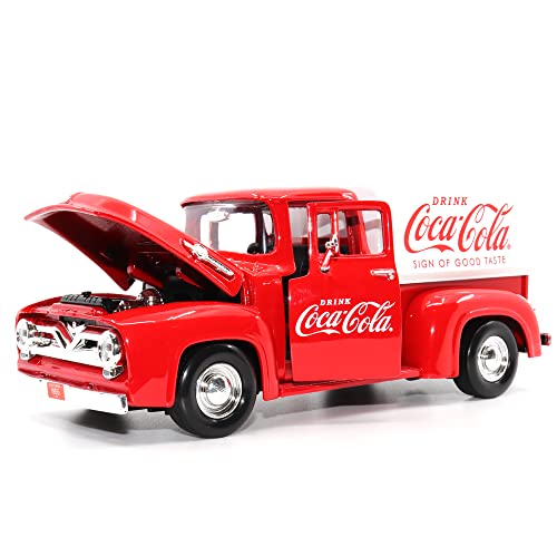 Coca-Cola 1955 Ford F-100 Diecast Model - VIP Shopping