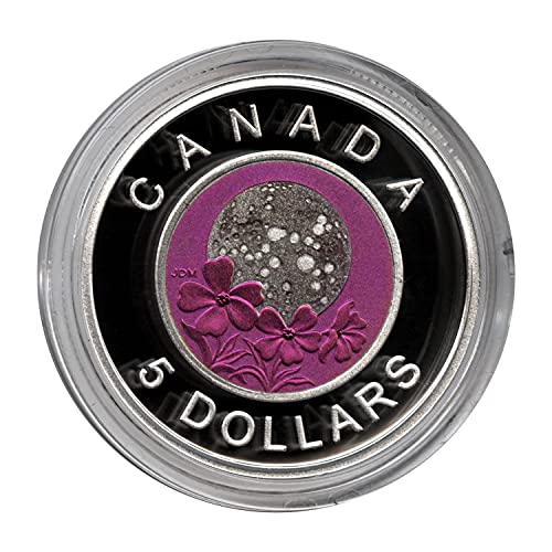 2012 Sterling Silver Niobium Coloured Coin: Full Pink Moon