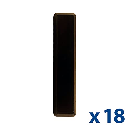 Pack of 18 Black Powder Coat 3" Cow Magnets