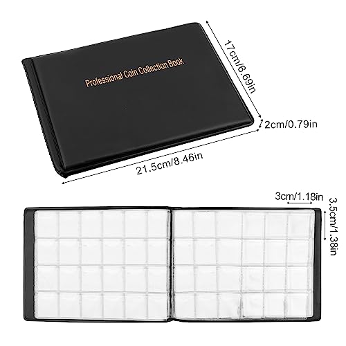 VIP Coin Collection Album for Coin Collectors (Black)