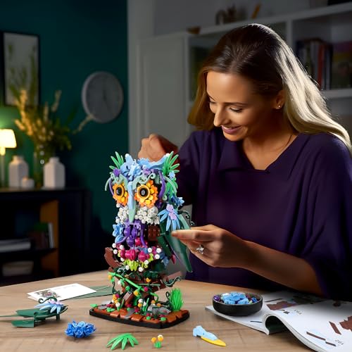 Floral Owl Toy Building Set - 1193 Pieces