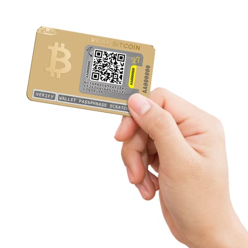 Gold Edition Ballet Real Bitcoin VIP Cold Storage Card
