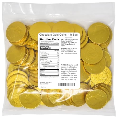 1lb Bag of Chocolate Gold Coins VIP Shopping