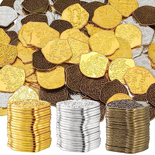 200 Pcs Metal Pirate Coins Set for Cosplay