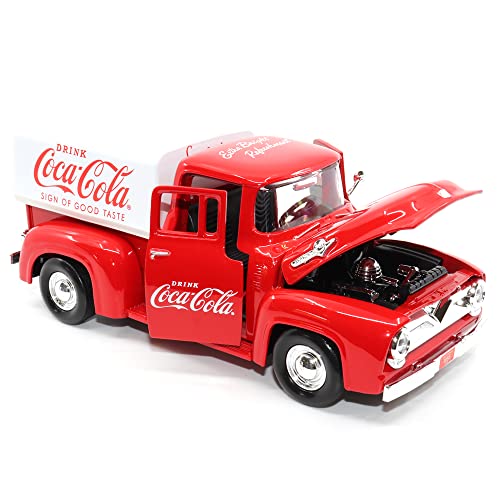 Coca-Cola 1955 Ford F-100 Diecast Model - VIP Shopping