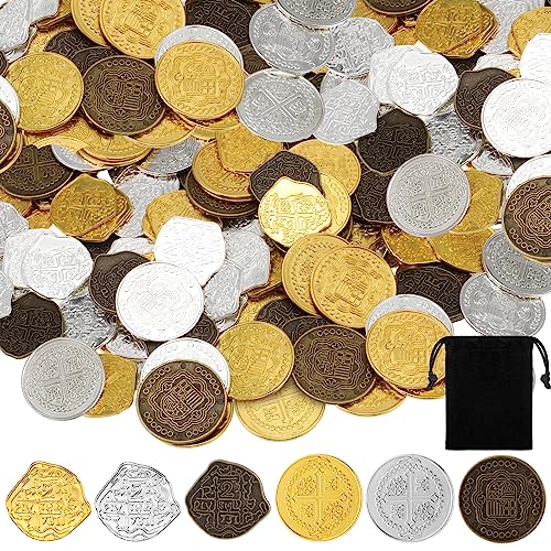 Pirate Gold Coins for Kids Board Games and Cosplay