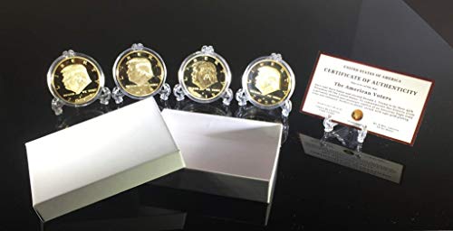 Donald Trump 4 Gold Coin Set VIP Edition