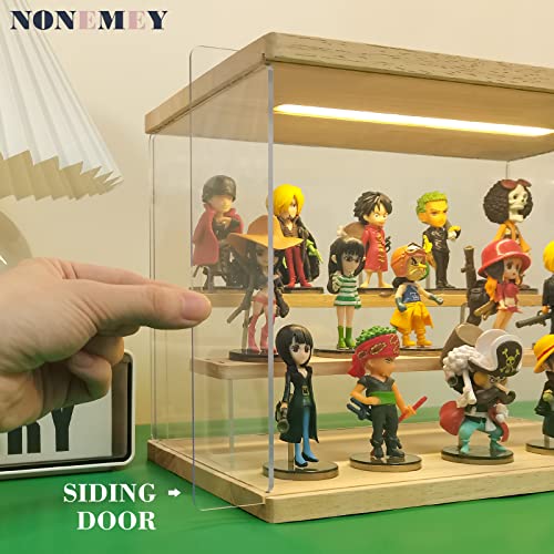 LED Lighted White Acrylic Display Stand - 5 Tier