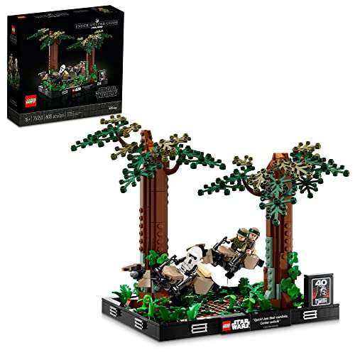 VIP LEGO Star Wars Endor Speeder Chase Diorama