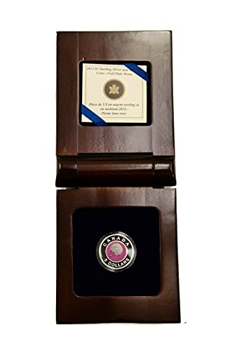 2012 Sterling Silver Niobium Coloured Coin: Full Pink Moon