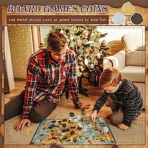 200 Pcs Metal Pirate Coins Set for Cosplay