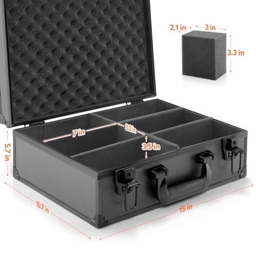 MewVeer Toploaders Box with Key Lock - Holds 600+ Cards