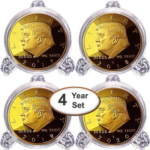 Donald Trump 4 Gold Coin Set VIP Edition