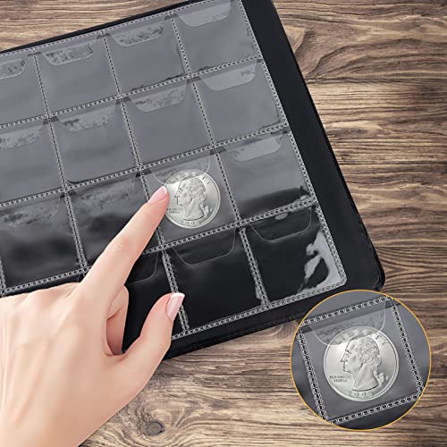 VIP Coin Collection Album for Coin Collectors (Black)