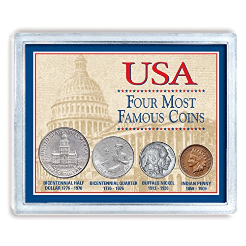 US Four Famous Coins Bundle | Genuine Coin Set