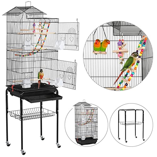 VIP Bird Cage for Parakeets, Cockatiels, Lovebirds, Finches