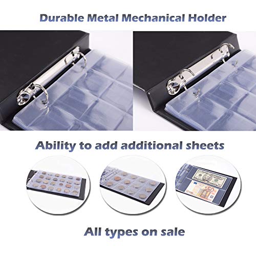 Luxurious 3-in-1 Coin Holder Album - Deluxe Collection Book