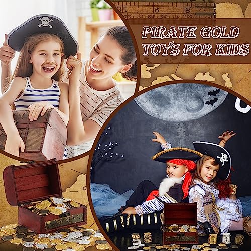 200 Pcs Metal Pirate Coins Set for Cosplay