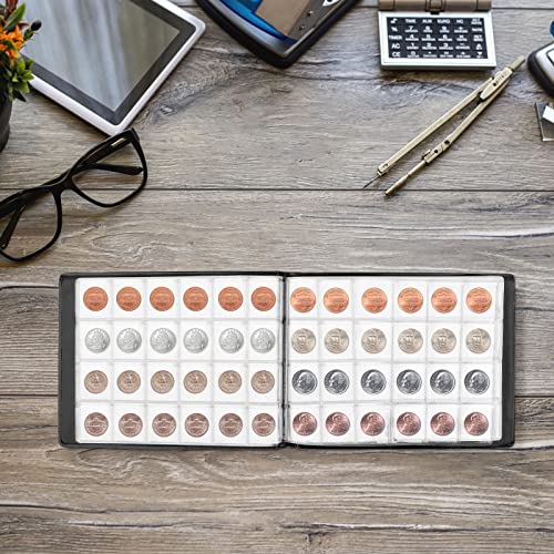 VIP Coin Collection Album for Coin Collectors (Black)