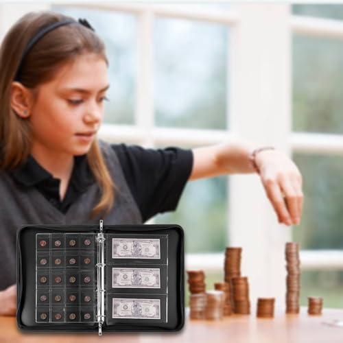 VIP Coin Collection Book with Fireproof Album and Supplies