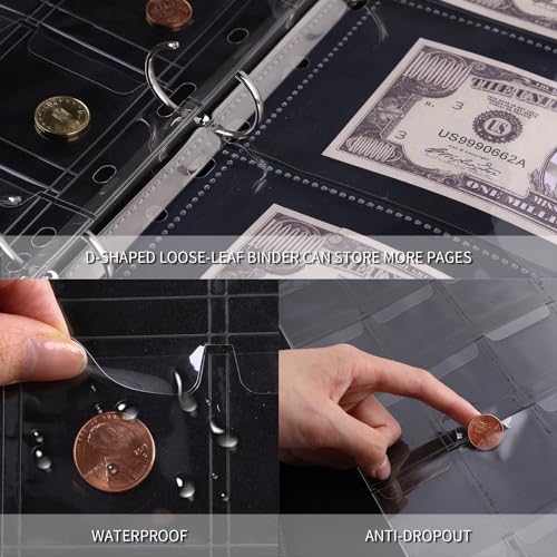 VIP Coin Collection Book with Fireproof Album and Supplies