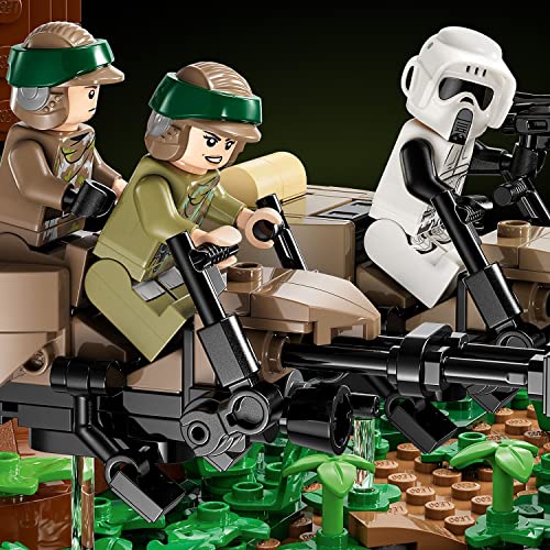 VIP LEGO Star Wars Endor Speeder Chase Diorama