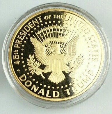 Donald Trump 4 Gold Coin Set VIP Edition