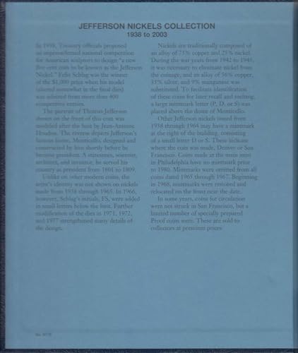 VIP Whitman Album for Jefferson Nickels, 1938-Date