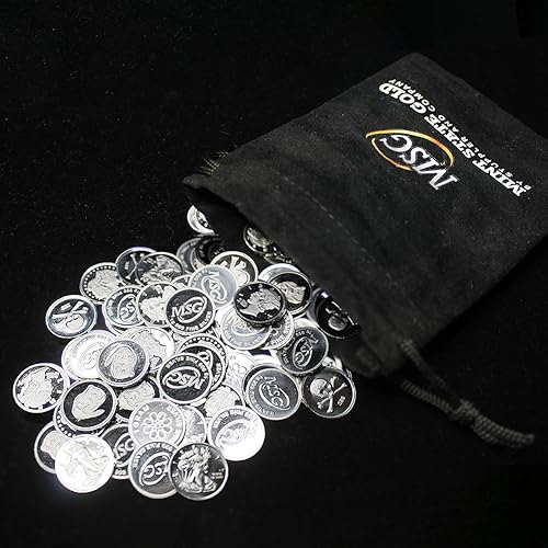 (25) .999 Pure Silver Rounds with Random Designs
