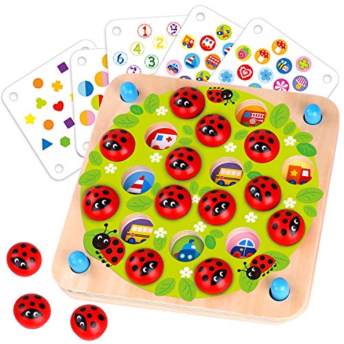 Nene Toys Ladybug's Garden Memory Game - Kids Educational Toy