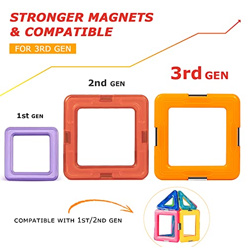 Premium Magnetic STEM Building Blocks for Kids 3+